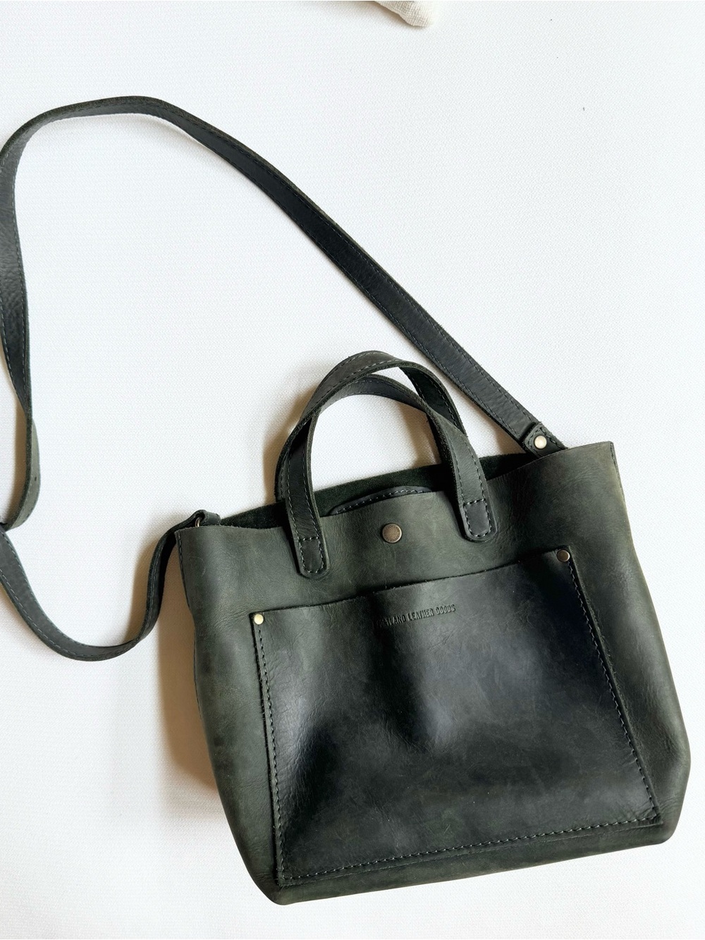 Portland Leather ‘ almost perfect ‘ mini crossbody
